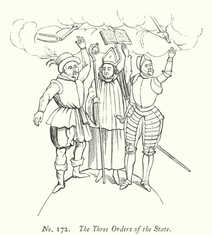 The Three Orders of the State (engraving) 作者 英语学校