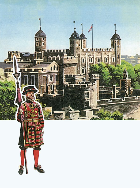 伦敦塔与Beefeater 作者 英语学校