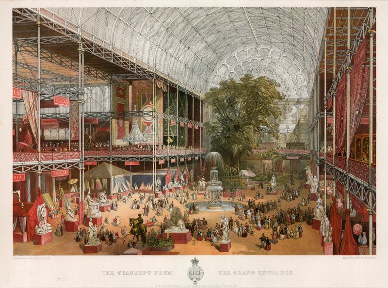 1851年大展，大展，Transept 作者 英语学校