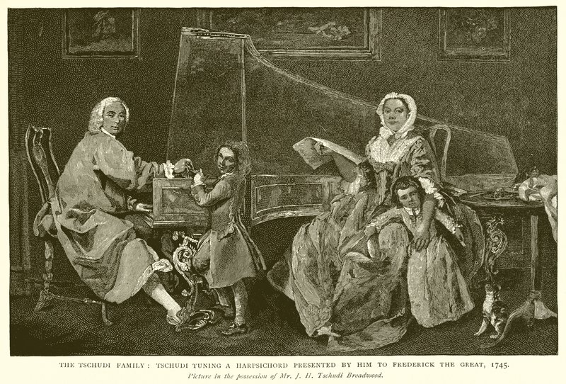 Tschudi家族：Tschudi Tuning由他提出，他于1745年向弗雷德里克大帝提出 作者 英语学校