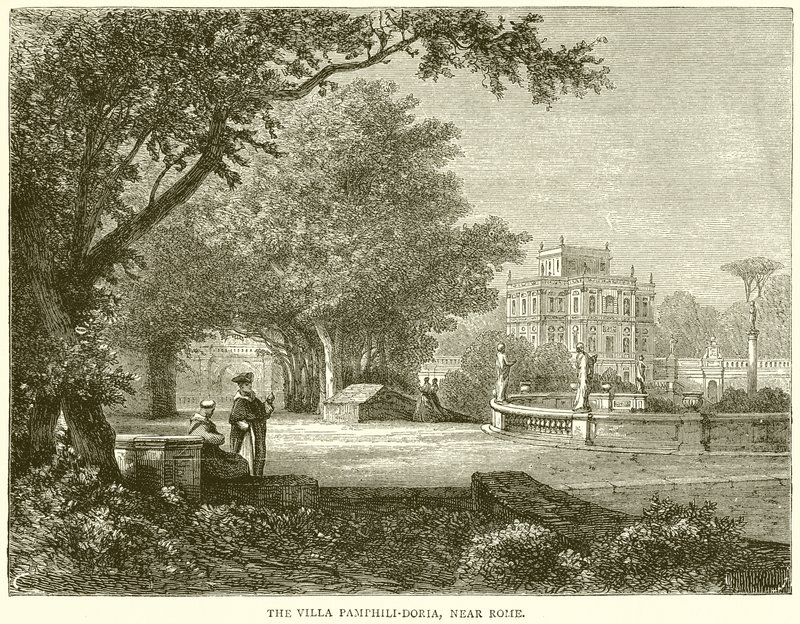 Villa Pamphili-Doria，靠近罗马 作者 英语学校