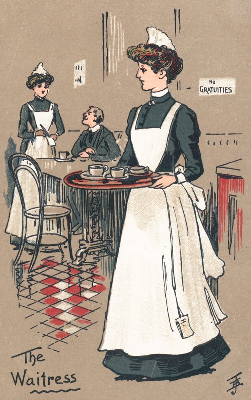 女服务员 作者 英语学校
