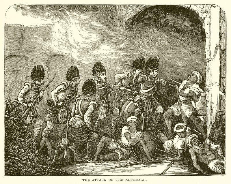 对Alumbagh的袭击（1857年） 作者 英语学校