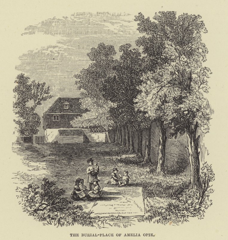 The burial-place of Amelia Opie (engraving) 作者 英语学校