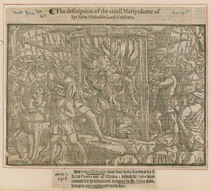 Syr John Oldcastle Lord Cobham的cruell Martydome的描述 作者 英语学校