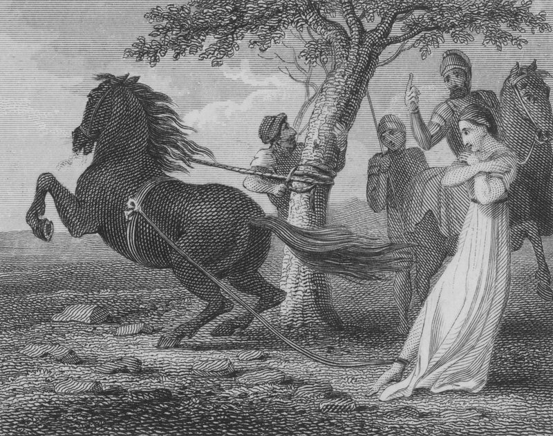 Chlothar II，613年对澳大利亚的Brunhilda的处决 作者 英语学校