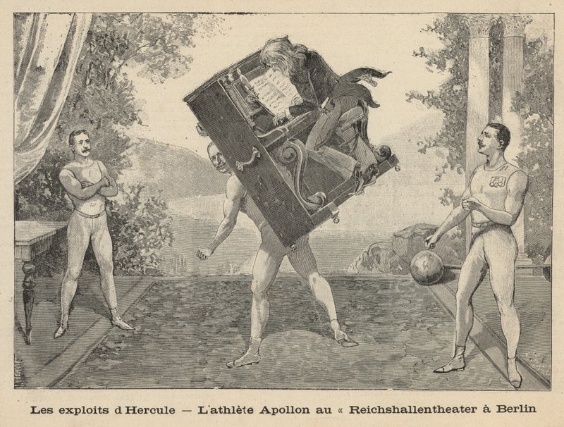 赫拉克勒斯的战利品 - 柏林Reichshallen剧院的运动Apollon 作者 英语学校