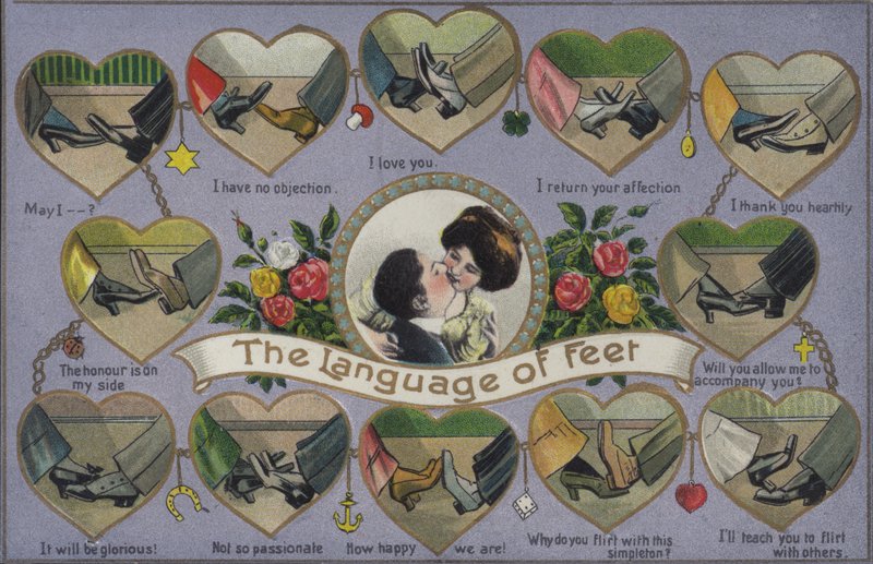 脚语，通过玩footsie调情 作者 英语学校