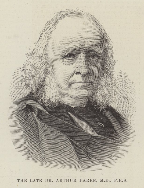 已故的 Arthur Farre 博士，医学博士，FRS（雕刻） 作者 英语学校