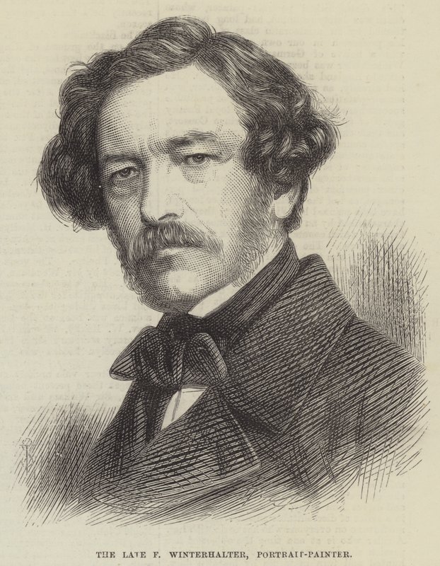 已故的 F Winterhalter，肖像画家（雕刻） 作者 英语学校