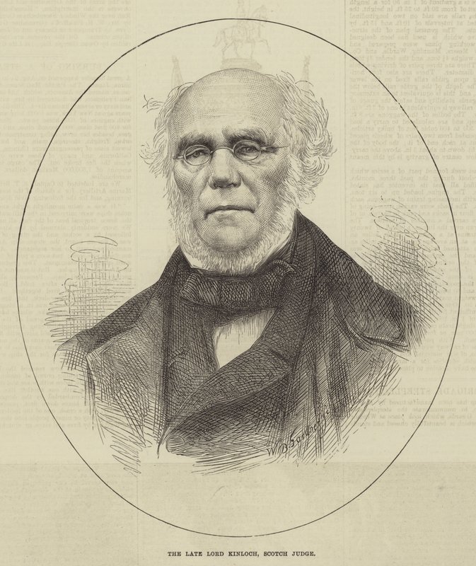 The late Lord Kinloch, Scotch Judge (engraving) 作者 英语学校