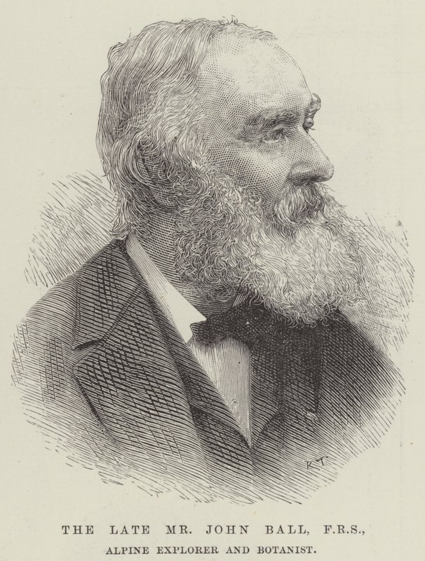 The late Mr John Ball, FRS, Alpine Explorer and Botanist (engraving) 作者 英语学校