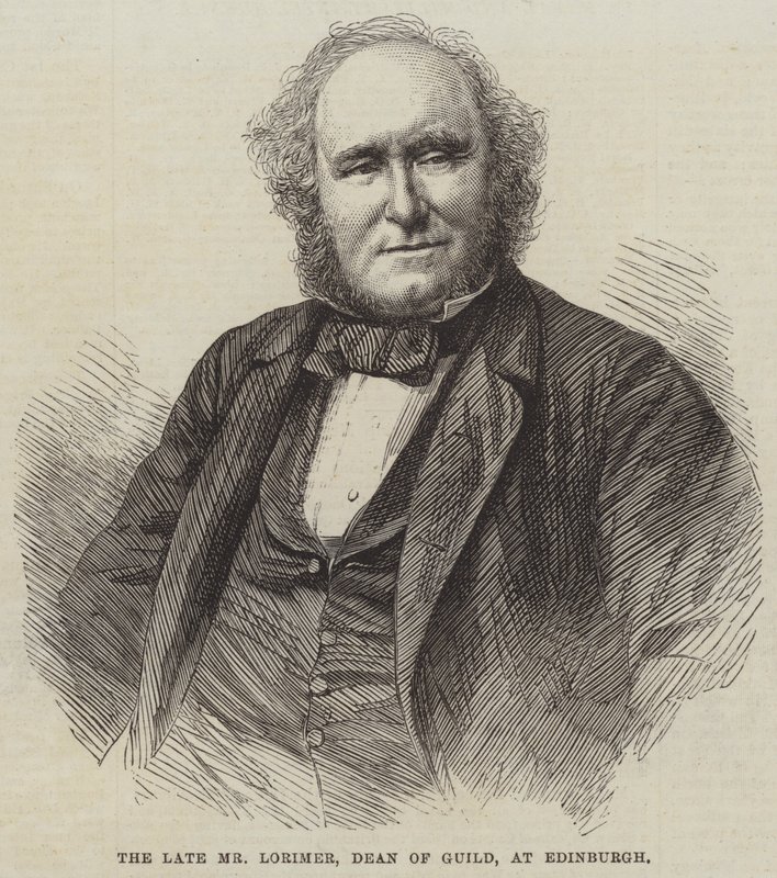 已故的爱丁堡公会会长 Lorimer 先生（版画） 作者 英语学校