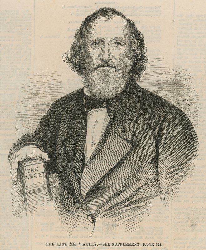 已故的Thomas Wakley，Finsbury的国会议员和The Lancet的创始编辑 作者 英语学校