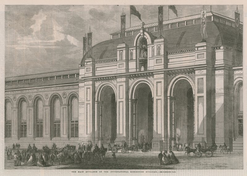 1862年国际展览的主要入口 作者 英语学校