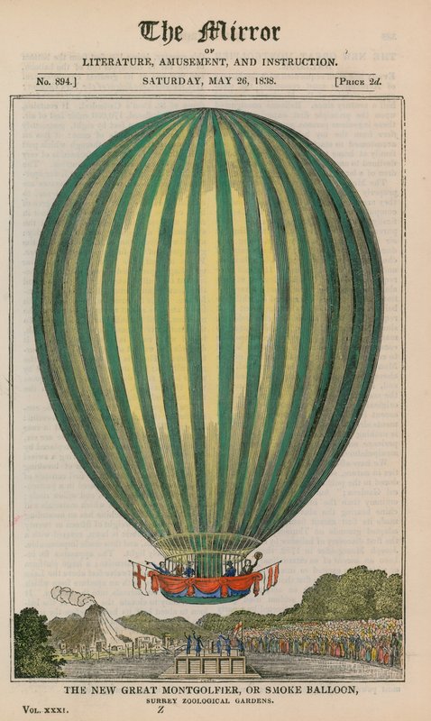 新的伟大的Montgolfier，或烟雾气球 作者 英语学校