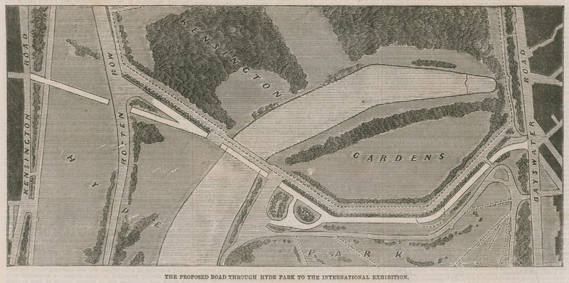 拟通过海德公园到国际展览的道路 作者 英语学校
