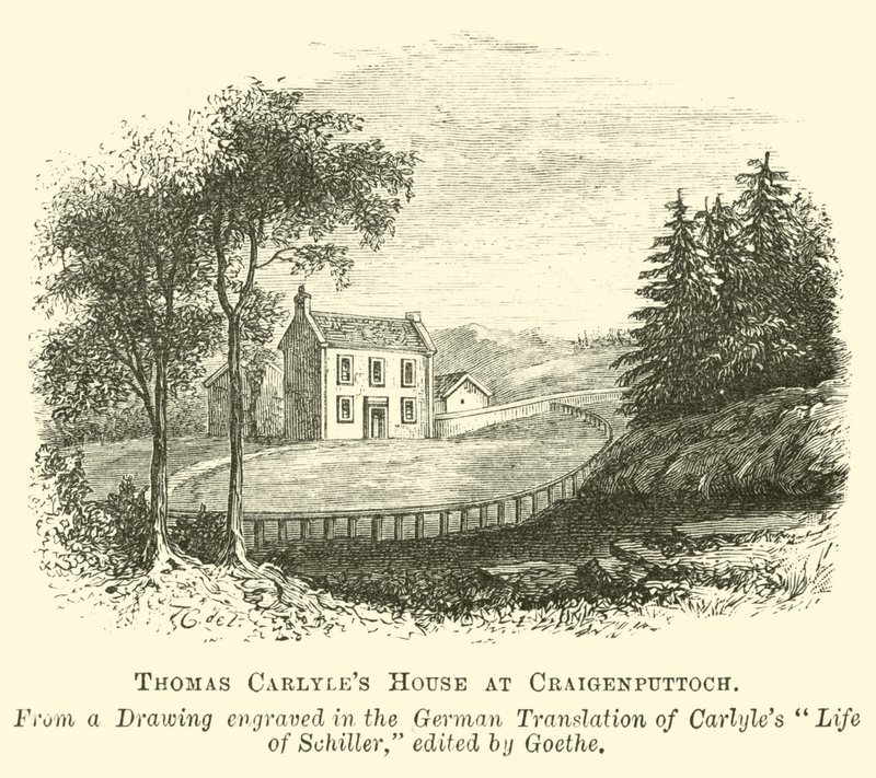 Craigenputtoch的Thomas Carlyles House 作者 英语学校