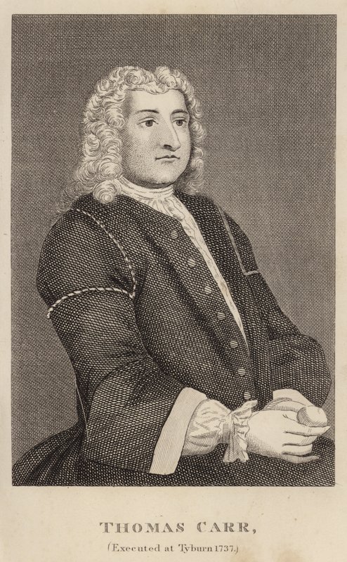 托马斯卡尔，1737年在泰伯恩执行 作者 英语学校