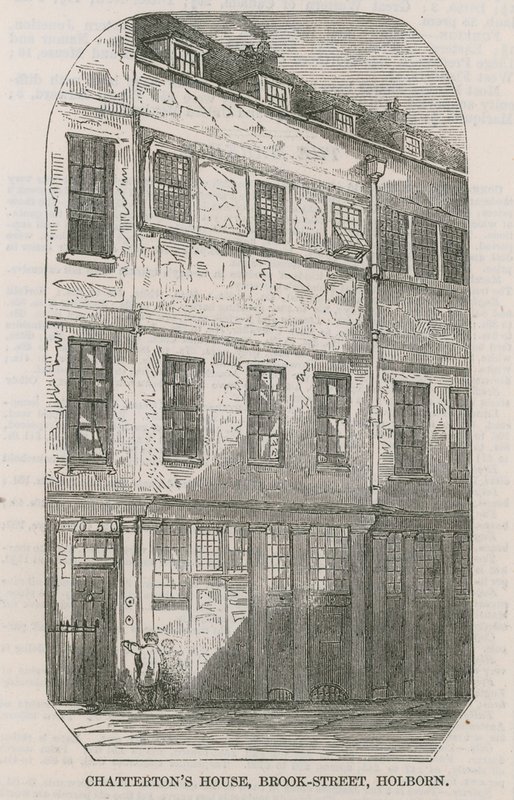Thomas Chattertons House，Brooks Street，Holborn，London 作者 英语学校