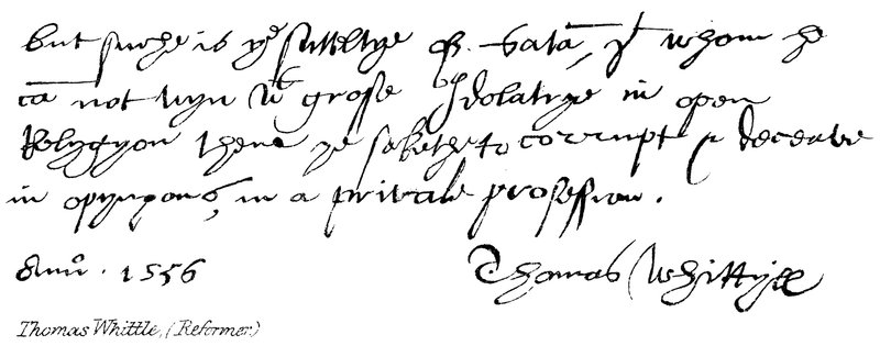 Thomas Whittle，（改革者） 作者 英语学校