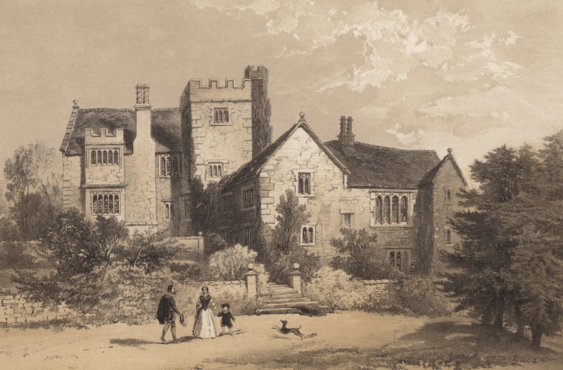 斯塔福德郡的Throwley Hall 作者 英语学校