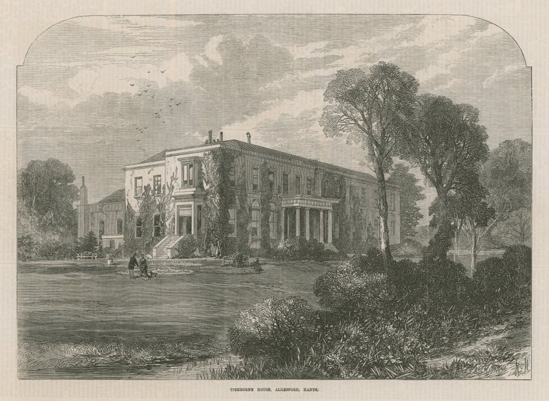 Alresford附近的Tichborne House 作者 英语学校