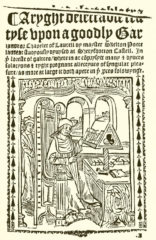 John Skeltons Goodly Garlande的标题页 作者 英语学校