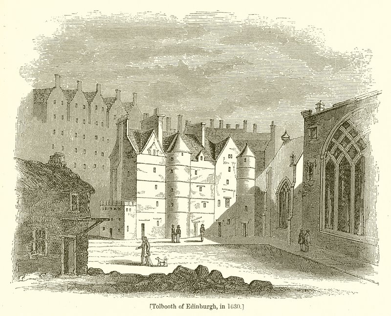 爱丁堡的Tolbooth，1630年 作者 英语学校