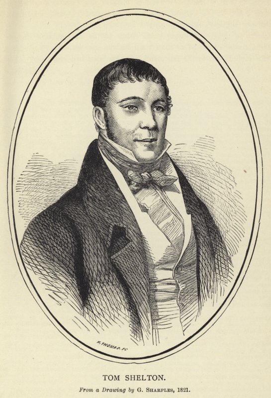 汤姆谢尔顿，来自G Sharples的绘画，1821年 作者 英语学校