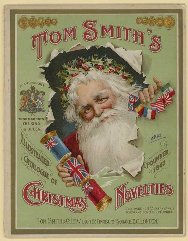 Tom Smith＆Co Ltd，圣诞新奇，圣诞饼干，宣传册封面 作者 英语学校