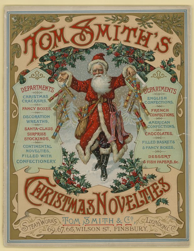 Tom Smith＆Co Ltd，圣诞新奇，圣诞饼干，宣传册封面 作者 英语学校