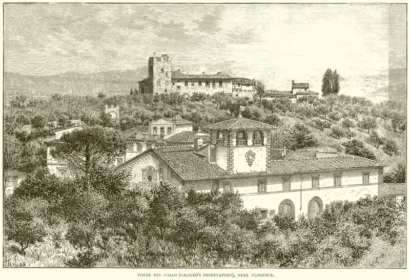 Torre Del Gallo（伽利略天文台），靠近佛罗伦萨 作者 英语学校