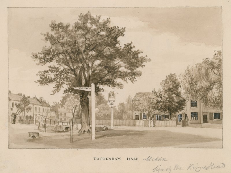 Tottenham Hale，伦敦（纸上写着） 作者 英语学校