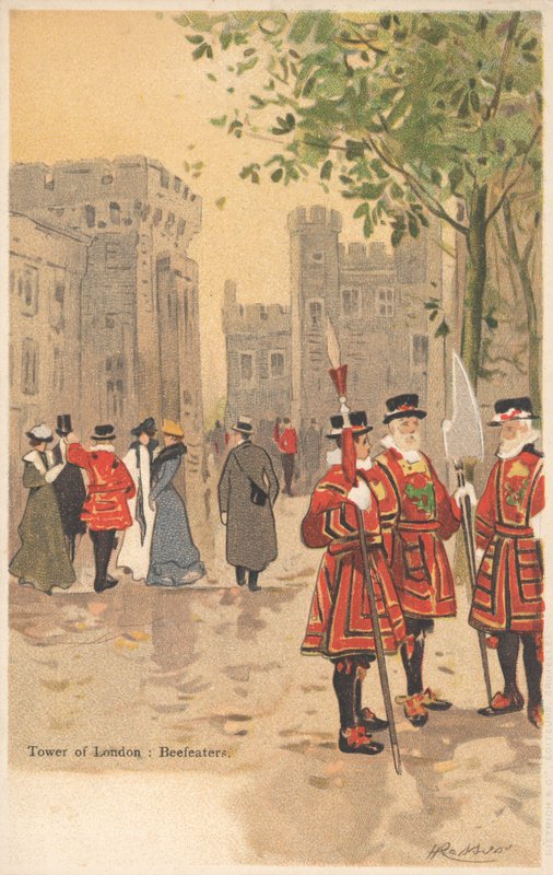 伦敦塔，Beefeaters 作者 英语学校