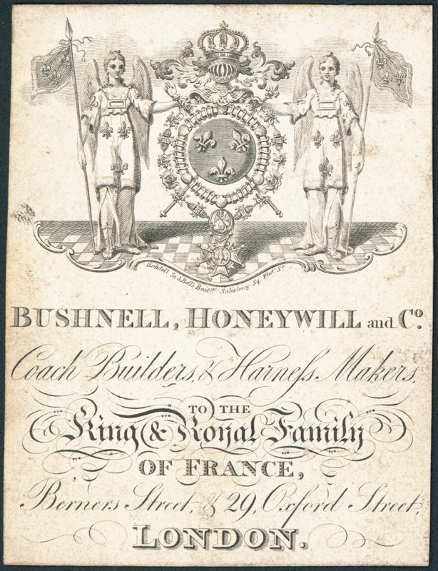 贸易卡，Bushnell，Honeywill和Co. 作者 英语学校