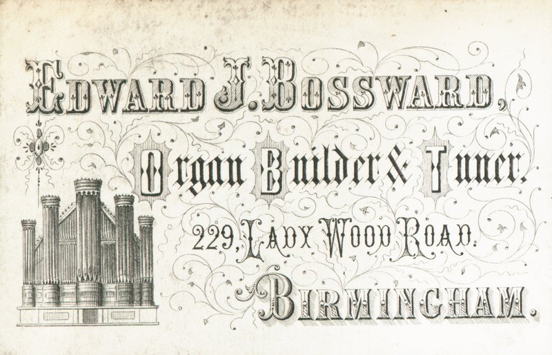 交易卡，Edward J Bossward 作者 英语学校