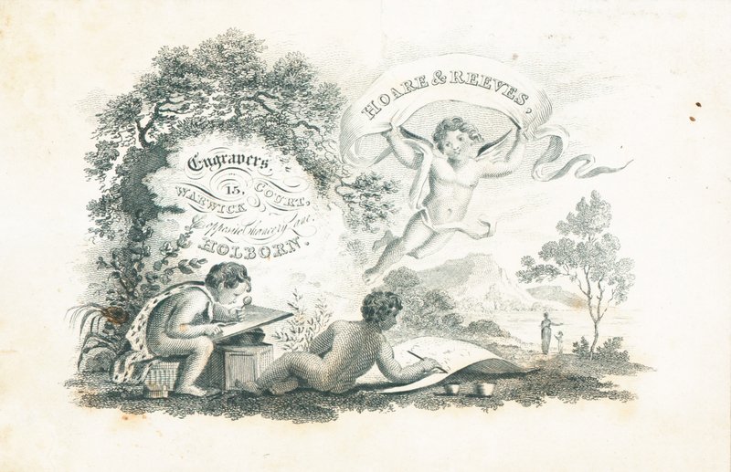 贸易卡，Hoare＆Reeves 作者 英语学校