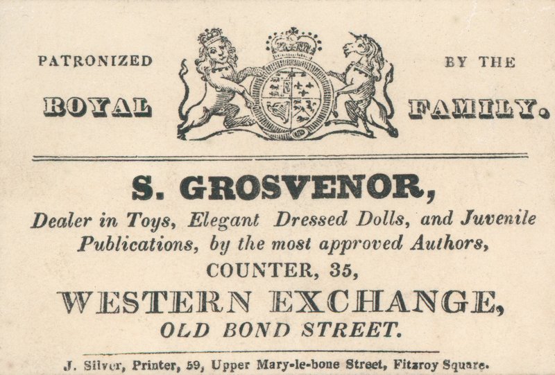 贸易卡，S Grosvenor 作者 英语学校
