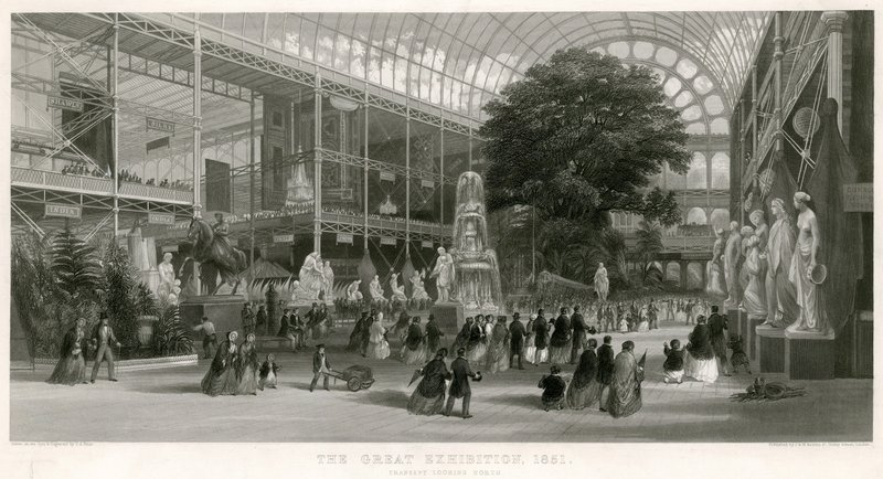 Transept Looking North，Great Exhibition，1851 作者 英语学校