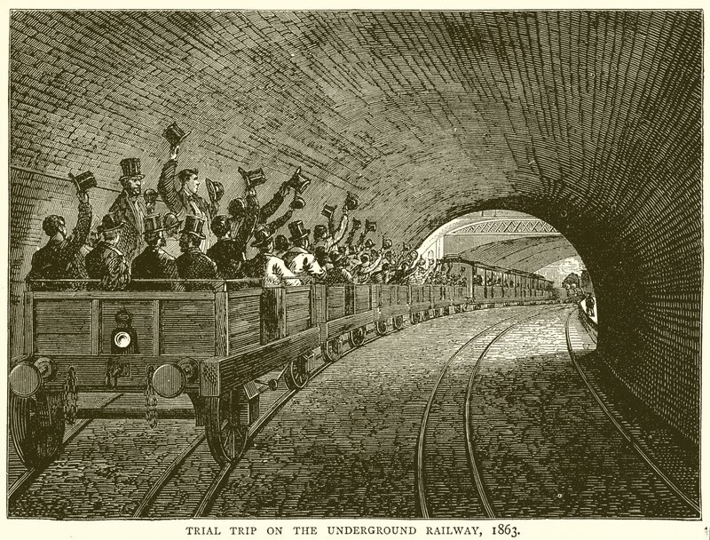 1863年地下铁路试验之旅 作者 英语学校