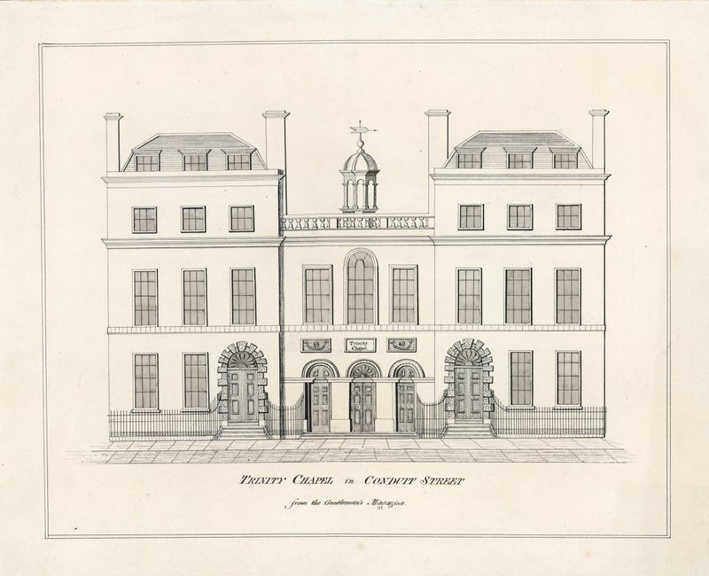 Trinity Chapel，Conduit Street，伦敦 作者 英语学校