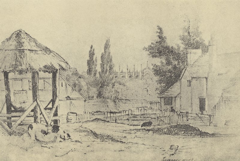 特纳农场，1821年（凹版印刷） 作者 英语学校