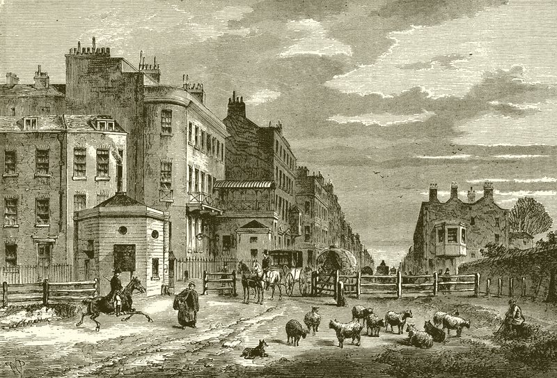 Tyburn Turnpike，1820年 作者 英语学校