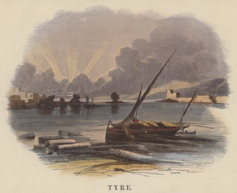 Tyre (coloured engraving) 作者 英语学校