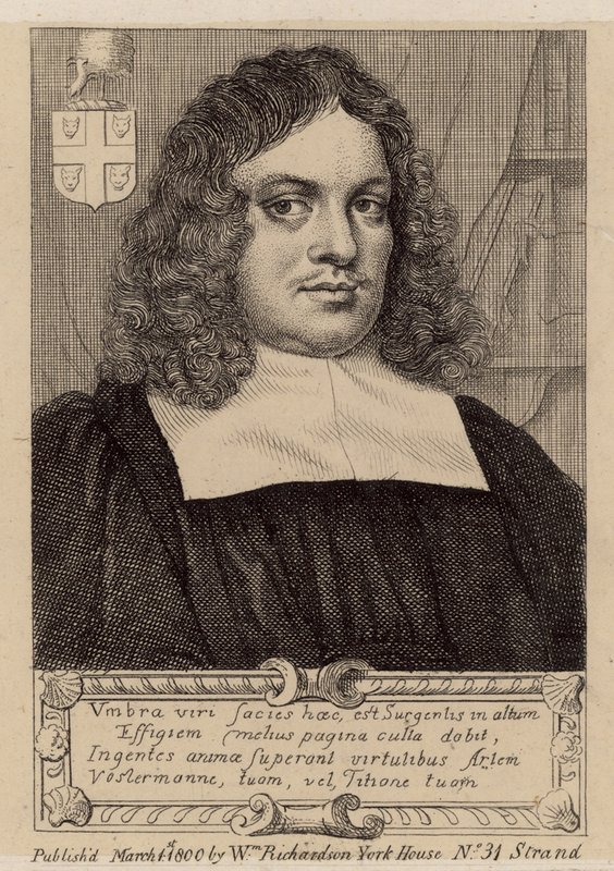 身份不明的圣詹姆斯部长，伦敦克拉肯威尔，1665年（Richard Raijohn？） 作者 英语学校