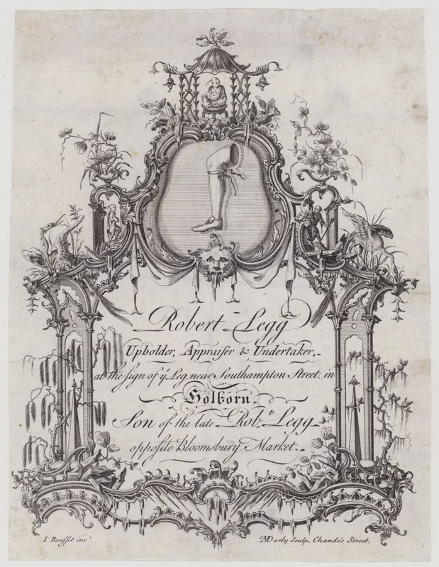 室内装潢师Robert Legg，交易卡 作者 英语学校
