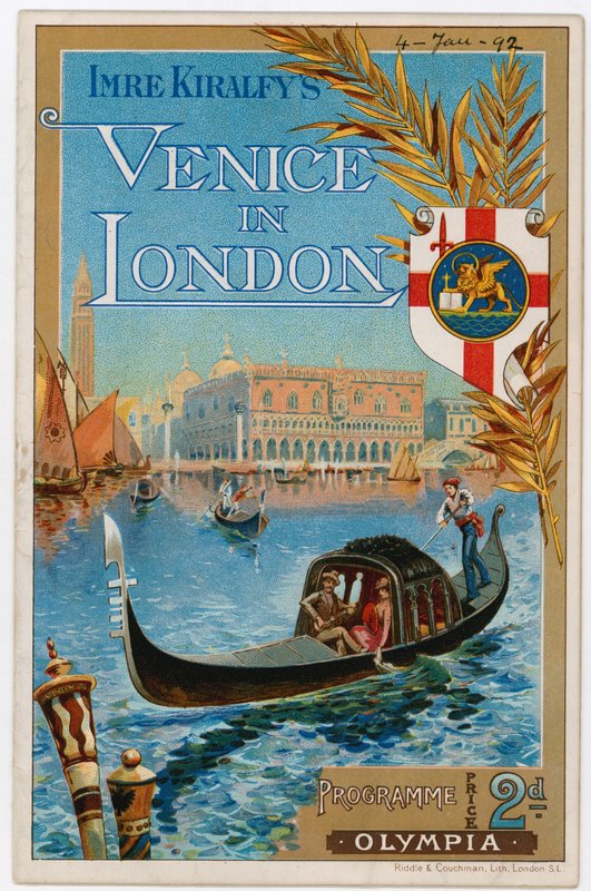 威尼斯在伦敦奥林匹亚，1892年 作者 英语学校