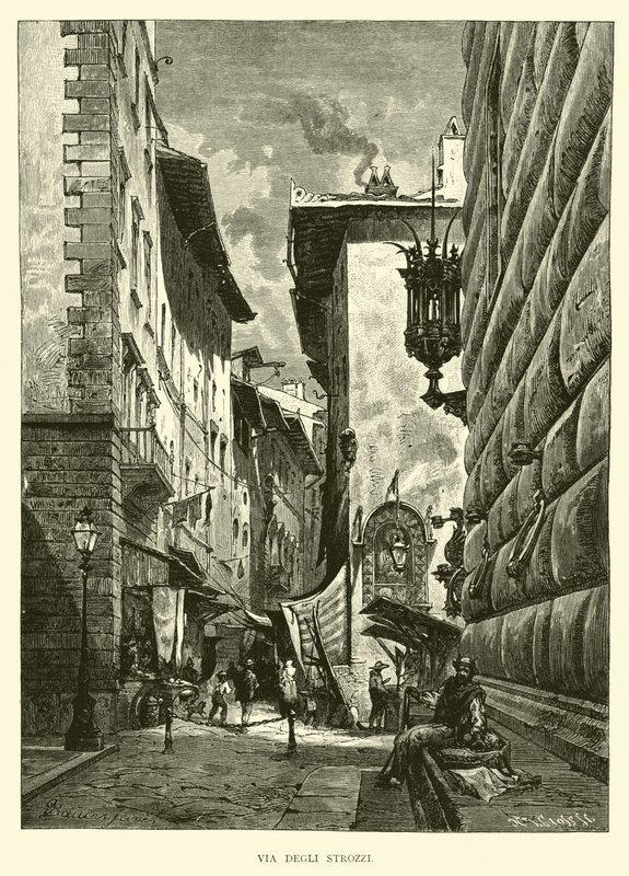 通过degli Strozzi 作者 英语学校