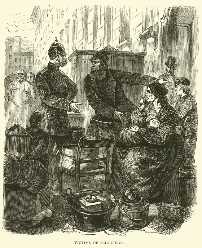 围困的受害者，1871年2月 作者 英语学校
